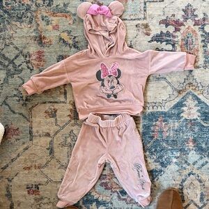 Disney Pink Minnie Mouse Kids Matching Set